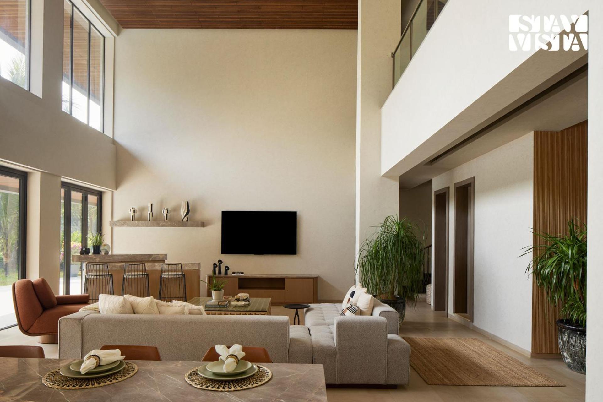 Reflection House By Stayvista With Pool, Terrace Bar, Indoor Games & Exquisite Interiors In A Nutshell アリバグ エクステリア 写真